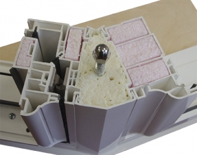 Standard Foam Insulated Mullions With Threaded Rod